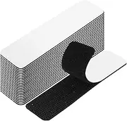 Hook Loop Strips Adhesive - 24 Pcs Strong Velcro, Perfect as Sticky Tape for Furniture Walls Storage Shoe Laces Door Frames, 10 x 2.5cm Reusable Damage Free Mounting Solution