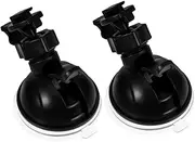 Zerodeko 2pcs Mini Ball Head Suction Cup Car Dash Cam Mount Holder for Windshield Dashboard Stable Support for Recordings Replacement Accessory for Dash Mounted Cameras