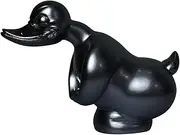 Tooteeru Angry Duck Hood Ornament, Front Hood Sticker, Dashboard Decor, Strong Duck Decoration Accessories, Black