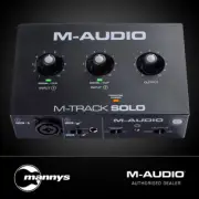 M-Audio M-Track Solo 2-Channel USB Audio Interface w/ Single 1/4-inch Combo Inpu