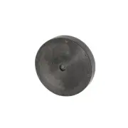Black Plastic Coated Neodymium Ring Magnet - 77mm (OD) x 8mm (ID) x 17mm (H) I 6 Multi-Poled