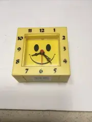 Small Vintage Happy Face Alarm Clock NOS