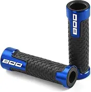 HJQHYLDZ Compatible with Kawasaki Z800 Z 800 ABS Z800/ABS 7/8" 22MM CNC Motorcycle Handlebar Grips Rubber Hand Thruster Grips Motorbike Accessories
