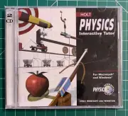 Holt Physics Interactive Tutor CDROM Vintage Mac/Windows Brand New Sealed
