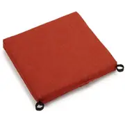 20-inch by 19-inch Spun Polyester Chair Cushion Cinnamon