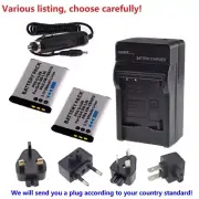 Battery or charger For Pentax Optio H90 I-90 I90 P70 P80 W90 WS80 Digital Camera