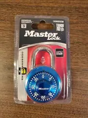 Master lock Combination Padlock Master Lock Anti Shim Blue 1530DCM Security