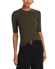 Frame Ribbed Tee