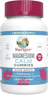 Magnesium Citrate Gummies by MaryRuth's | 2 Month Supply | Sugar Free | Magnesium Supplement | Calm Magnesium Gummies for Adults & Kids 4+ | Stress Relief, Bone, Nerve, Gut Health | Vegan | 60 Count