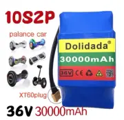 New 10S2P 36V 30000mAh Li-lon battery pack, suitable for scooter torque battery
