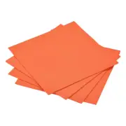 Orange EVA Foam Sheets 10 x 10 Inch 3mm Thickness for Crafts DIY Projects, 4 Pcs