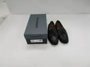JOHNSTON MURPHY ARAGON II MENS 9 1/2 LOAFERS SHOE BLACK 20-0593