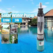 DC 24V 320W Solar Power Water Pump Submersible Bore Hole Deep Well Pump 5m³/H