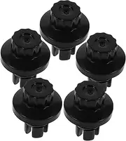 HAWILLOSCH 5pcs Car Wheel Lug Nuts Decorative Tire Nuts Easy Installation for Various Vehicle Models Material for Performance Upgrade Appearance Effortlessly