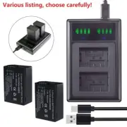 DMW-BMB9 Battery or LCD Charger for Panasonic Lumix DMC-FZ100 FZ150 FZ80 FZ85