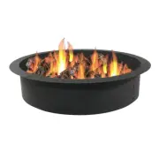 36 in Heavy-Duty Steel Above/In-Ground Fire Pit Ring Insert by Sunnydaze