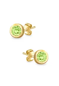 在飛比找ZALORA購物網優惠-Earrings My BirthStone 18K Gol