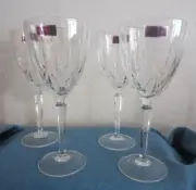 4 WATERFORD MARQUIS Sparkle Wine Goblets Lead Crystal NIB