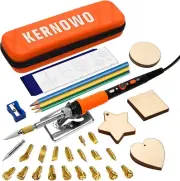 Wood Burning Tool Kit, 76Pcs Pyrography Wood Burning Kit 60W Adjustable Tempera