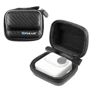 Portable Carbon Fiber Eva Storage Bag for Insta360 Go 3 / 3s Mini Body - Black