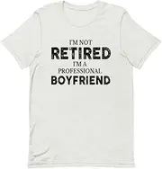 [Teegarb Letter Blanket] Funny Saying I'm Not Retired I'm Professional Boyfriend Sassy Novelty Women 3