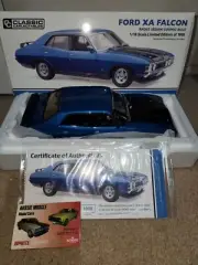 1:18 Classic Carlectables Ford XA GT Falcon Sedan RPO83 in Cosmic Blue