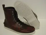 Mens Size 13 Sebago Lighthouse B10243 Docksides Firecracker Red Boots Shoes