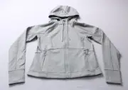 Athleta Women's Unstoppable Fleece-Lined Zip Up Jacket LB3 Gray Heather Size XS