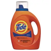 Tide 12108 84 oz Bottle Liquid Laundry Detergent - Original Scent (4/CT) New