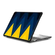 MacBook Pro 13-inch (M1 / M2 / Intel) Impact Case Blue and yellow Chevron