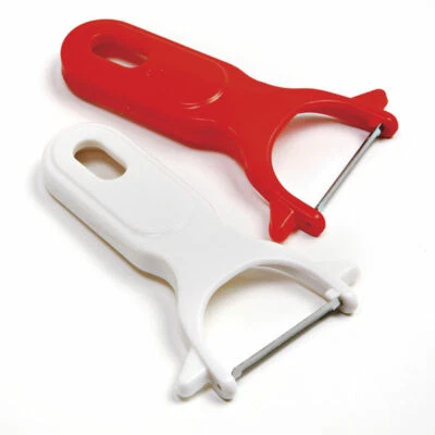 Pair (2) SUPER SHARP Vegetable / Potato / Carrot / Apple Peelers By Norpro, NEW.