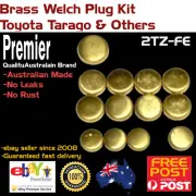 Brass Welch Plug Kit Brass Expansion Welsh Plugs Fits Toyota 2TZFE 2TZ-FE