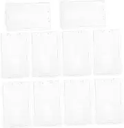 COHEALI Business Card Stand Holder Id Card Holder Plastic Material Wear-Resistant Plastic Id Cards Badge Holder Sleeve for Men