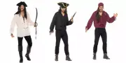 ADULT MENS RENAISSANCE SWORDSMAN COLONIAL ZORRO MUSKETEERS PIRATE COSTUME SHIRT
