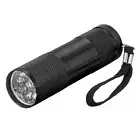 LED Mini Flashlight, Pocket Flashlight Torch with Lanyard, Black