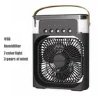 3 in 1 Portable Humidifier Fan Mini Air Conditioners USB Mini Fan LED Night Ligh