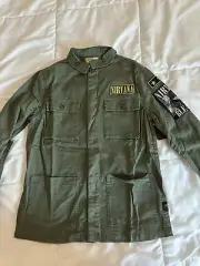 Trunk LTD Nirvana "Bleach" Limited Edition Military Shacket Jacket Women's S NEW