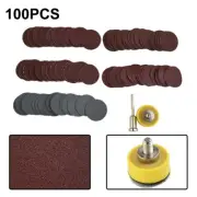 25mm 1 Sanding Sander Backing Pad Rotary Drill Bit Sandpaper Disc Tool Set Tool