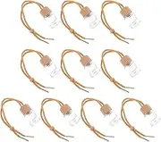 Vaguelly 10Pcs Car Fragrance Diffusers Empty Hanging Perfume Bottles for Air Freshening Glass Bottles with Caps for Car Home Use present Option for Any Occasion