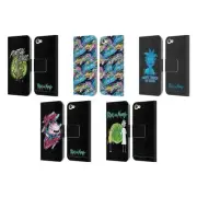 RICK AND MORTY SEASON 5 GRAPHICS LEATHER BOOK CASE FOR APPLE iPOD TOUCH MP3