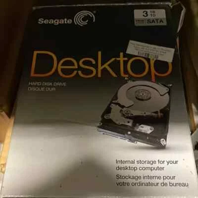 seagate desktop hard drive 3tb 64mb internal storage for desktop computer