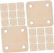 CORHAD Easy Weaving Kit 36pcs Wooden Weaving Loom Cards Tablet Loom Toy DIY Crafts for Adults