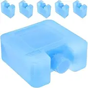 6pcs Ice Packs for Cooler Reusable Ice Blocks for Air Conditioner Innovative Ice Box Ice Cooling Packs Portable Plastic Ice Packs