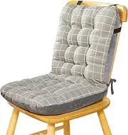 High Back Chair Cushions, One-Piece Non-Slip Chair Cushion for Dining Chair, Indoor Outdoor Rocking Patio Chair Cushions, Thickened Soft Garden Seat Pads for Dining Kitchen Office Furniture Chair