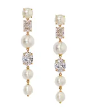 Nadri London Mixed Linear Earrings