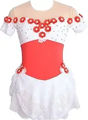 [Zagitova] Figure Ice Skating Dress for Competition Handmade Crew Neck Girls' Ice Skating Costumes for Stage Performance