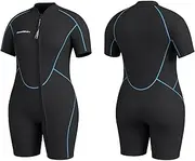 Seaskin Plus Size 3mm Shorty Wetsuit for Mens and Womens
