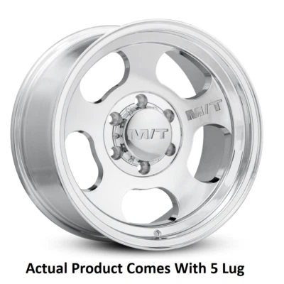 M.T. WHEEL 15X8 5X4.5 3.63 MT CANYON POLISHED- 274516