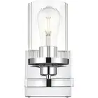 Living District LD7316W5CH Saanvi 1 Light 5 inch Chrome Bath Sconce Wall Light