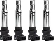 4Pcs 036905715F Ignition Coil Pack Compatible For VW Golf - 036905715 Ea111 Ignition Coil Auto Parts